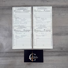 Biglietti di servizio Zenith e