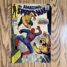 Amazing Spider-Man Spiderman #57 Aspetto Ka-Zar! Copertina Romita! Marvel 1968