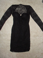 VESTITO FRUSCIO SAGOMATO  A CORSETTO IN PIZZO ELASTICO Tg. 42 BELLISSIMO