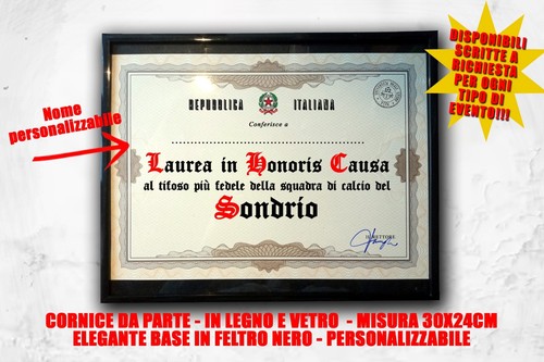 Laurea personalizzata quadro