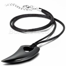 Collana uomo acciaio inox nero