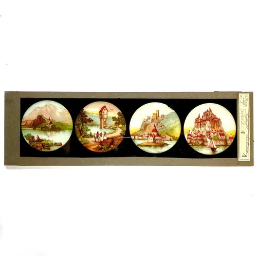 Plaque verre lanterne magique - plaque,