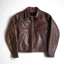 Giacca Schott pelle marrone