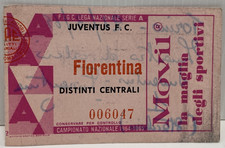 Biglietto Ticket Juventus