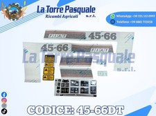 ADESIVI DECALCOMANIA TRATTORE