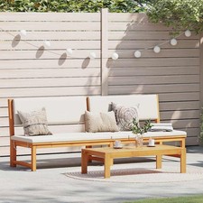 vidaXL Lettino da sole 1-persona Marrone 200 x 57 x 75cm