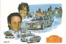 Miki Biasion a Vignola 14.11.1999, annullo speciale su cartolina Matitaccia.