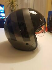Casco LS2 jet moto black jeans lucido nero grigio TG. XL