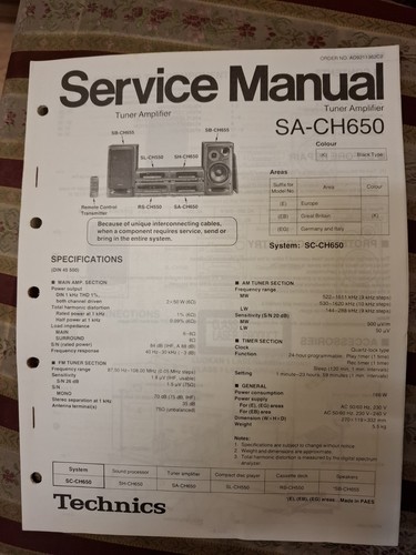 Technics amplificatore - technics,