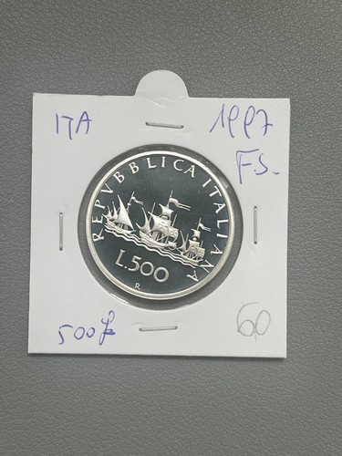 500 lire argento caravelle - 500,