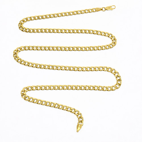 Collana oro giallo - oro, maglia