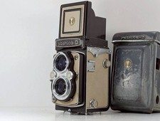 [ EXC + 5 per Questo Età ] Yashica-D Tlr 6x6 Film Fotocamera 80mm F/3.5 Da