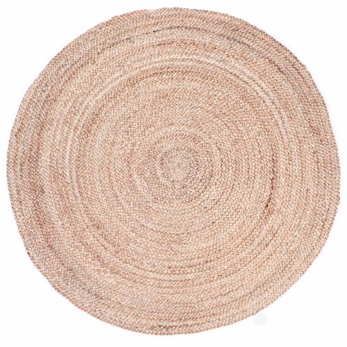 Arrotondato tappeto juta 100cm - arrotondato,