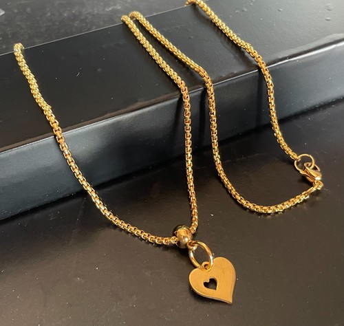 Collana con ciondolo - , cuore