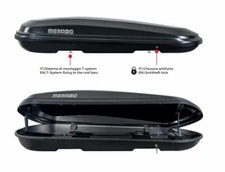 BOX TETTO BAULE AUTO DARK NERO