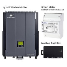 10KW 3-Phasen Invertitore 48V 400V On / Off-Grid Con Contatori Intelligenti