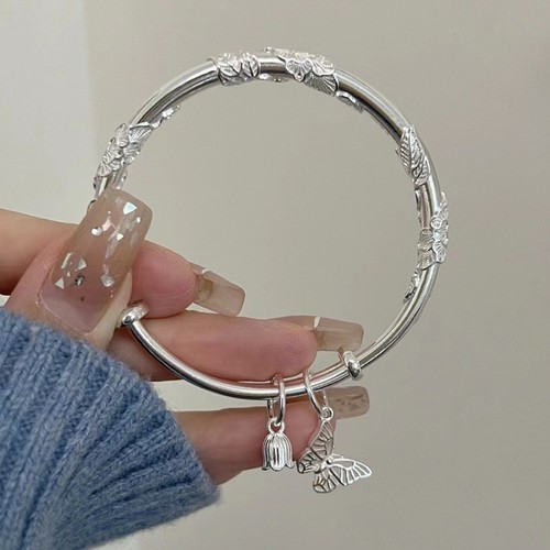 Bracciale contemporaneo fiore - bracciale,