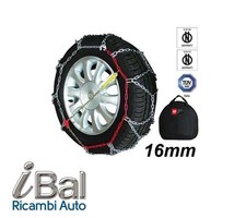 Catene da Neve 16mm OMOLOGATE  per SUV E FURGONI GRUPPO 225 205-70-15 205-75-15