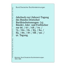 Annuale Libro Della Conferenza Della Federazione Tedesca Dei Legatori