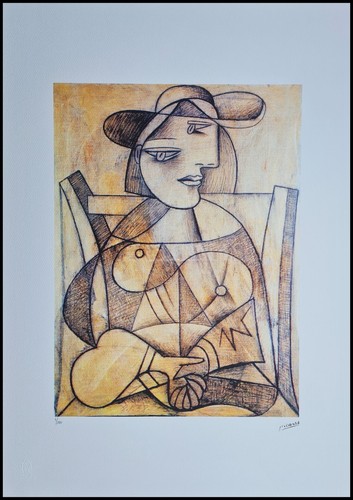 Pablo picasso woman with - picasso,