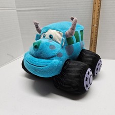 Disney Store PIXAR CARS SULLY PELUCHE Sulley Blue Monster Truck - Raro HTF