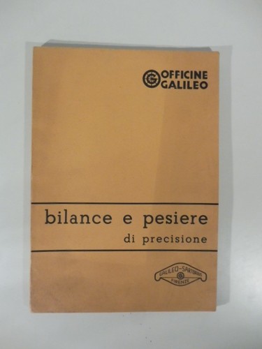 Officine galileo bilance e - galileo.,
