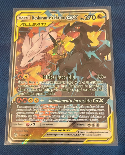Pokemon reshiram zekrom gx - e,