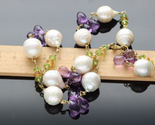 GIROCOLLO PIETRE DURE E PERLE