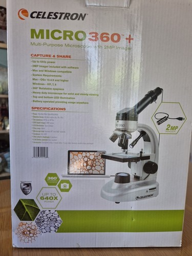 Microscopio celestron con - microscopio,