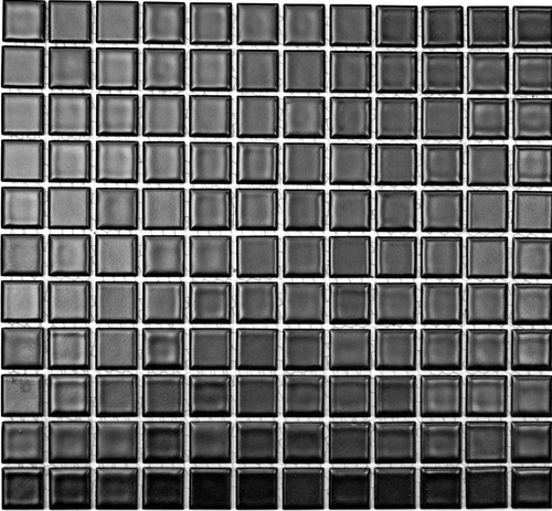 Mosaico nero opaco - mosaico,
