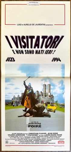 Affiche cinéma les visiteurs - cinéma,