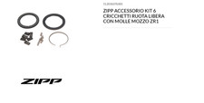 ZIPP accessorio kit 6 cricchetti ruota libera con molle mozzo ZR1