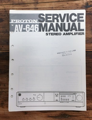 Proton 646 amplificatore - proton,