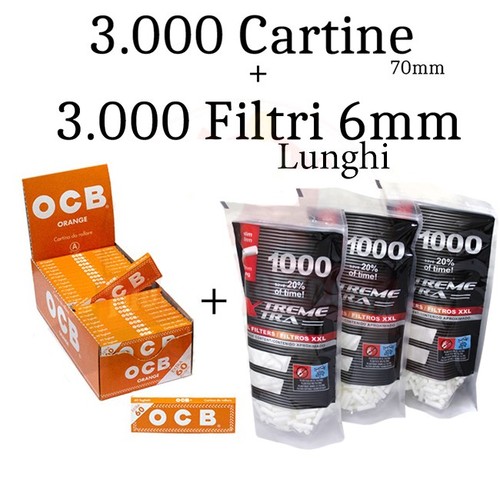 000 cartine ocb orange - cartine,