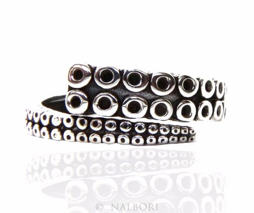 Anello argento 925 tentacoli - anello,