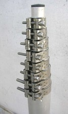 SUPPORTO PALO TUBO TELESCOPICO IN ALLUMINIO PER ANTENNE RADIOAMATORI (ham radio)