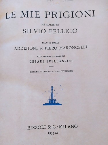 Mie prigioni silvio pellico - le,