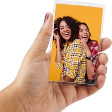 (Set Da 20) Calamita Portafoto Magnetico Frigo Trasparente  Cornici Magnetiche