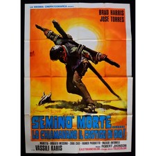 manifesto SEMINO' MORTE lo chiamavano il castigo di dio vassilli karis A84