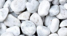 Ciottoli marmo bianco - marmo,