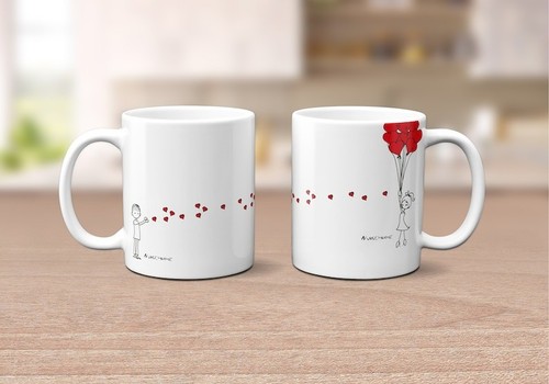 Tazza coppia amanti - tazza, 'amanti'