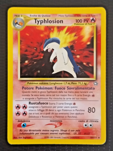 Typhlosion 111 neo - 18/111, genesis