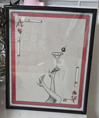 Martini cocktail lady leg - martini,