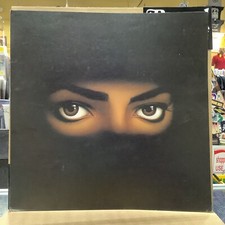 MICHAEL JACKSON "Dangerous" Poster promozionale originale 1991 2 lati 12" x 12"