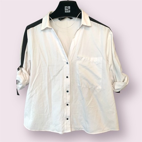White button collared - button,