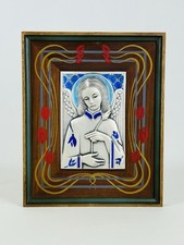 Quadro Scultura Altorilievo In Argento 925 Figura Angelo Firmato Ottaviani 1976