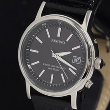 Orologio Citizen Regno H415-R004727 Radio Solare Uomo Quadrante Nero Funzione...