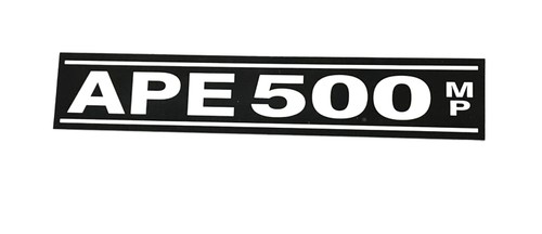 Scritta ape 500 - scritta,