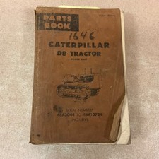 CAT Caterpillar D8 D8H PARTS MANUAL BOOK CATALOG TRACTOR BULLDOZER 46A3044-10724