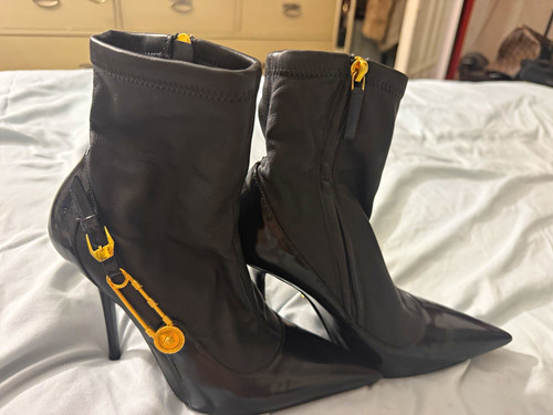 Versace stivaletto donna pelle